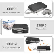 Compression Packing-Cubes,4 Set Ultralight Packing-Cubes for Carry  Suitcase,Travel Packing for Suitcase Organizer Bag