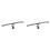 2X Alctron MAS020 Dubbele Microfoonstandaard Stereo-Opname Dubbele Microfoonstandaard 2