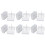 6X 2 in 1 White 24 Pieces Microscope Slides Staining Rack Dish Set 2