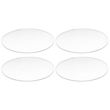 4X Transparent 3mm Starker Spiegel Acryl Runde Scheibe Durchmesser: 100mm