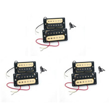 6Pcs Electric Guitar Pickups 50/52 Faced Humbucker Double Coil Electric Guitar Pickups