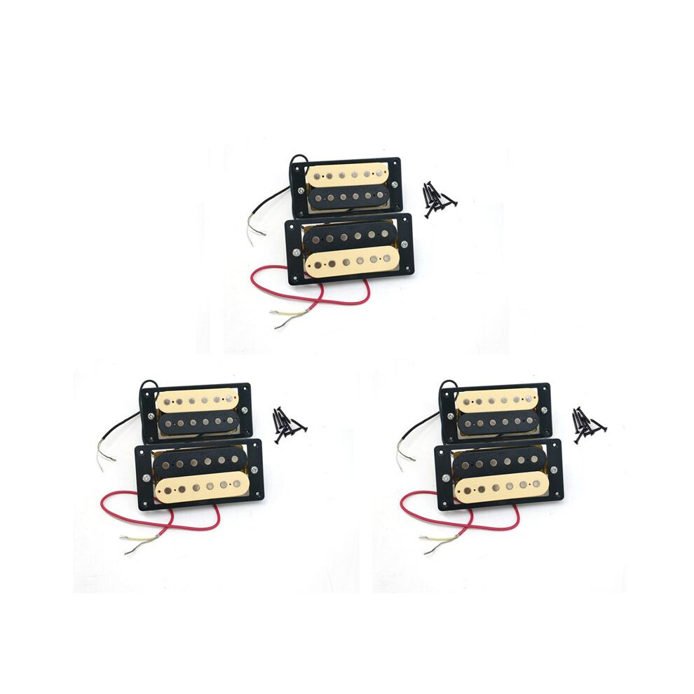 Photos - Other Hand Tools 6Pcs Electric Guitar Pickups 50/52 Faced Humbucker Double Coil Electric Guitar Pickups