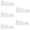 60 Pcs Rectangle Silicone Bookmark Mold DIY Bookmark Mould Making Epoxy Resin Jewelry 1