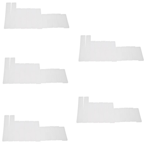 60 Pcs Rectangle Silicone Bookmark Mold DIY Bookmark Mould Making Epoxy Resin Jewelry