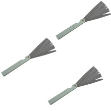 3X New 0.02 to 1mm 17 Blade Thickness Metric Filler Feeler Gauge Measure Tool