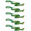 5X Serpent de Simulation En Caoutchouc Jouet D'Astuce - Vert 1