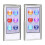 2X TPU Rubber Skin Case Compatible with    7Th Generation, Frost Clear White 1