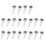 20 Pcs 6mm SA6T / K Tige Filetee Roulement Joint D'Extremite 1