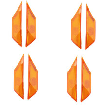 4Set of Side Lamp Lens for 2016- 10Th Gen Sedan/Coupe/Hatchback(Orange)