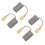 4 Pcs 5mm x 8mm x 15mm Power Tool Electric Hammer Coal Brush 1