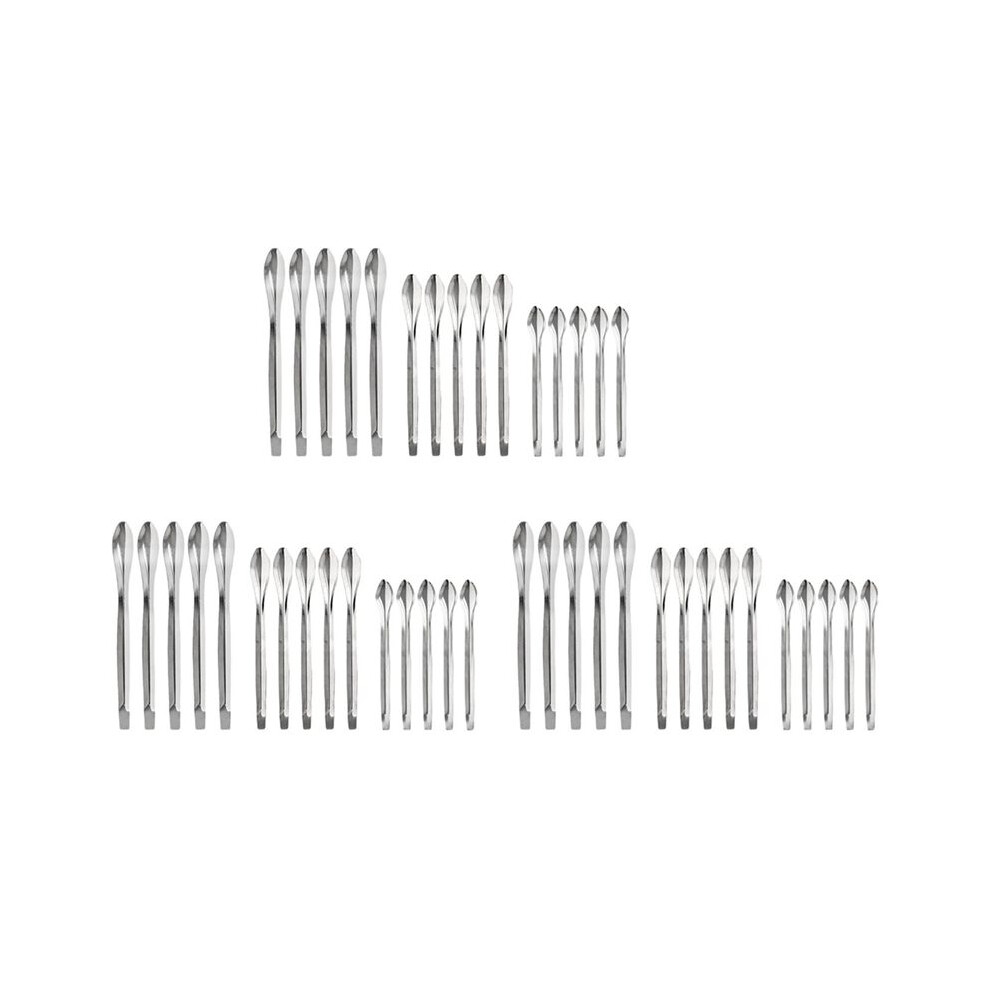 45Pcs Lab Spatula Stainless Steel Lab Spoon Scoop Laboratory Tiny Spoon For Reagent Sampling Mixing 6033986712463