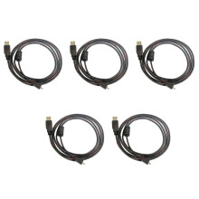 5X UC-E6 Data Cable Digital Camera USB 8 Pin Universal for 1 M with Magnetic Ring