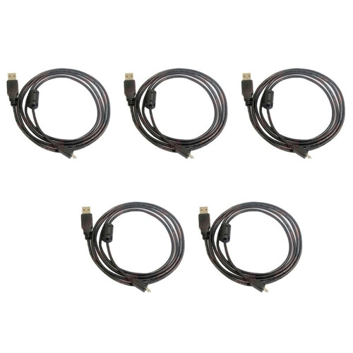 5X UC-E6 Data Cable Digital Camera USB  8 Pin Universal for      1 M with Magnetic Ring