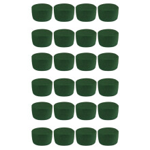 24 Pack DIY Flower Arrangement Kit Green Round Wet Floral Foam, Wedding Aisle Flowers, Party Decoration