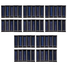 50 Stueck  Solar Panel Neue 0.5V 100MA Solarzellen Photovoltaik Modul Sonnenkraft Ladegeraet DIY 53 x 18 x 2,5 mm