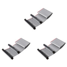 3X 40 Pin Replace Data Cable Female to Female IDE Cable Dual Row IDE Data Extension Cable 30cm for Server Hard Disk