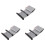 3X 40 Pin Replace Data Cable Female to Female IDE Cable Dual Row IDE Data Extension Cable 30cm for Server Hard Disk 1