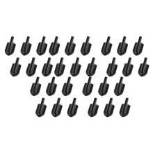 30Pcs Schwarz Auto EVO-Style PP Dach Haifischflossen Spoiler Fluegel Kit Generator
