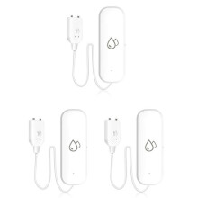 3X Tuya WIFI Water Sensor Alarm Water Leak Detector Flood Alert Overflow Security Alarm System Works