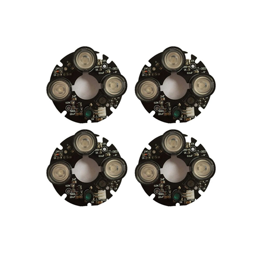 Photos - Cable (video, audio, USB) 4X 3 Array IR Led Spot Light Infrared 3X IR LED Board for CCTV Cameras Night Vision (53mm Diameter)