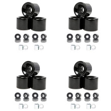 Pack of 16 60mm Skateboard Wheels + ABEC-9 Bearing Steel and Spacers Wheels
