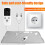 2X 220V Electric Blanket for Bed Heating Blankets  Control  Heating Mat 80x150cm EU Plug 1