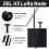 Ripetitore Solare D5L Meshtastic LoRa Node Heltec WiFi LoRa 32 V4 Mesh Network con Modulo GPS/Batteria per Meshcore 868 MHz 3
