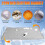 2X 220V Electric Blanket for Bed Heating Blankets  Control  Heating Mat 80x150cm EU Plug 5