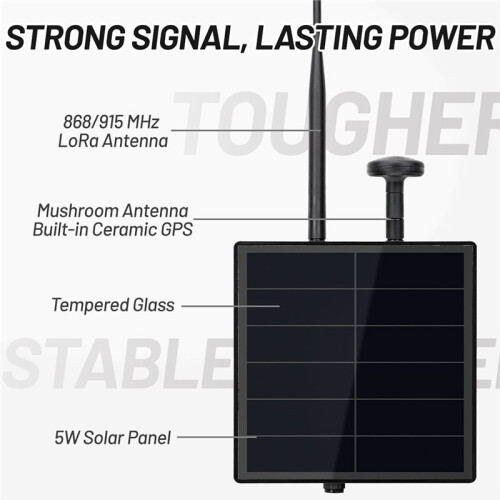 Ripetitore Solare D5L Meshtastic LoRa Node Heltec WiFi LoRa 32 V4 Mesh Network con Modulo GPS/Batteria per Meshcore 868 MHz
