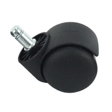 50mm Office Chair Roller Castor Wheels - Set of 20 - Black