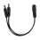 6pcs 5.5x2.1mm 1 to 2 M/F  Power Splitter Cable for Security CCTV Camera 2