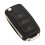 2X 3 Button Replacement Keyless Entry Remote Car Flip Key Shell Fob Case for  Beetle 4