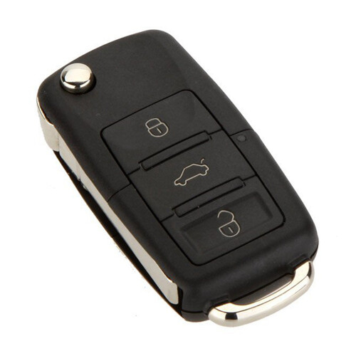 2X 3 Button Replacement Keyless Entry Remote Car Flip Key Shell Fob Case for  Beetle