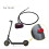 6X Electric Scooter Tail Light Warning Lamp LED Rear Light for  MAX G30 2