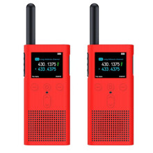 2X for Walkie Talkie 2S Protective Case Silicone Cover Interphone Protective Shell Anti-Drop Accessories,Red