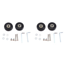 50 X 22 mm Set mit 4 Ersatzrädern für Gepäck, Koffer, PU-Lenkrollen, Kohlenstoffstahllager, Reparatursätze