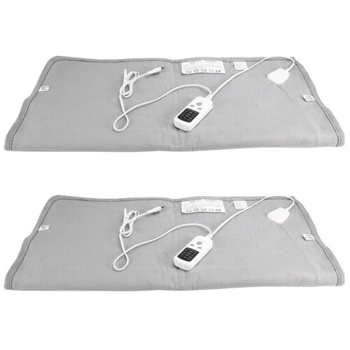 2X 220V Electric Blanket for Bed Heating Blankets  Control  Heating Mat 80x150cm EU Plug
