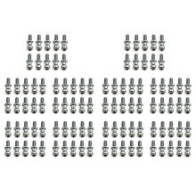 100Pcs M3 Metal Hex Screws for TT01 TT02 Sakura D5 1/10 RC Drift Car Spare Parts Universal,Silver