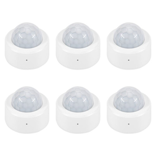 6X Tuya Zigbee PIR-Rörelsesensor Människokroppens Rörelsesensor  Life Control Fungerar med Alexa  Home