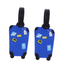 Durable Bright Color Luggage Tags 2 Pack for Suitcases and Baggage Identification