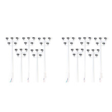 10PCS HO Scale Model Lighting Tower 3V Train Light Railway LED Plaza Lamps Building Scenery Layout Model Accessories