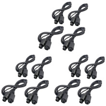 Paquet de 12 Rallonges de Câble de Contrôleur N64 de 6 Pieds pour Contrôleur 64 N64