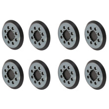 8X Patin de Ponceuse de Remplacement à Crochet et Boucle de 5 Pouces pour Ponceuse à Piste Aléatoire -Fit DWE6421 / 6421K, DWE6423 / 6423K,