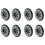 8pcs 5Inch Hook and Loop Replacement Sander Pad for -Fit DWE6421/6421K, DWE6423/6423K, DCW210B Random Track Sander 1