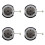 4X Watch Movement Accessories Quartz Movement Movement Small Second 6 Pin Movement LD53-369 1