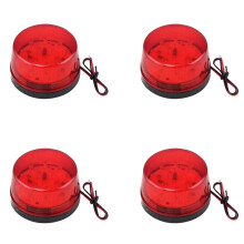 4X 12v Alarm Led Flashing Strobe Light for Home Security Alarm System Red