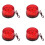 4X 12v Alarm Led Flashing Strobe Light for Home Security Alarm System Red 1