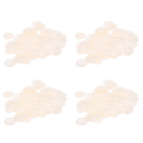 TallrikpäRlor 400X Nacre Pearl Shell Runt 35 mm Vit