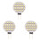3X 24 SMD LED-Spotlamp G4 Echt Wit  12V 1
