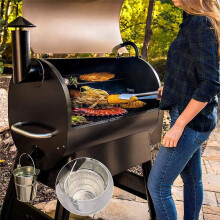Doublures de Seau à Graisse Jetables AdaptéEs Aux Accessoires de Barbecue à GranuléS de Bois Traeger, Paquet de 6